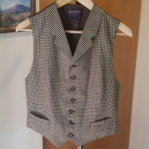 Ralph Lauren Purple Label Houndstooth Vest